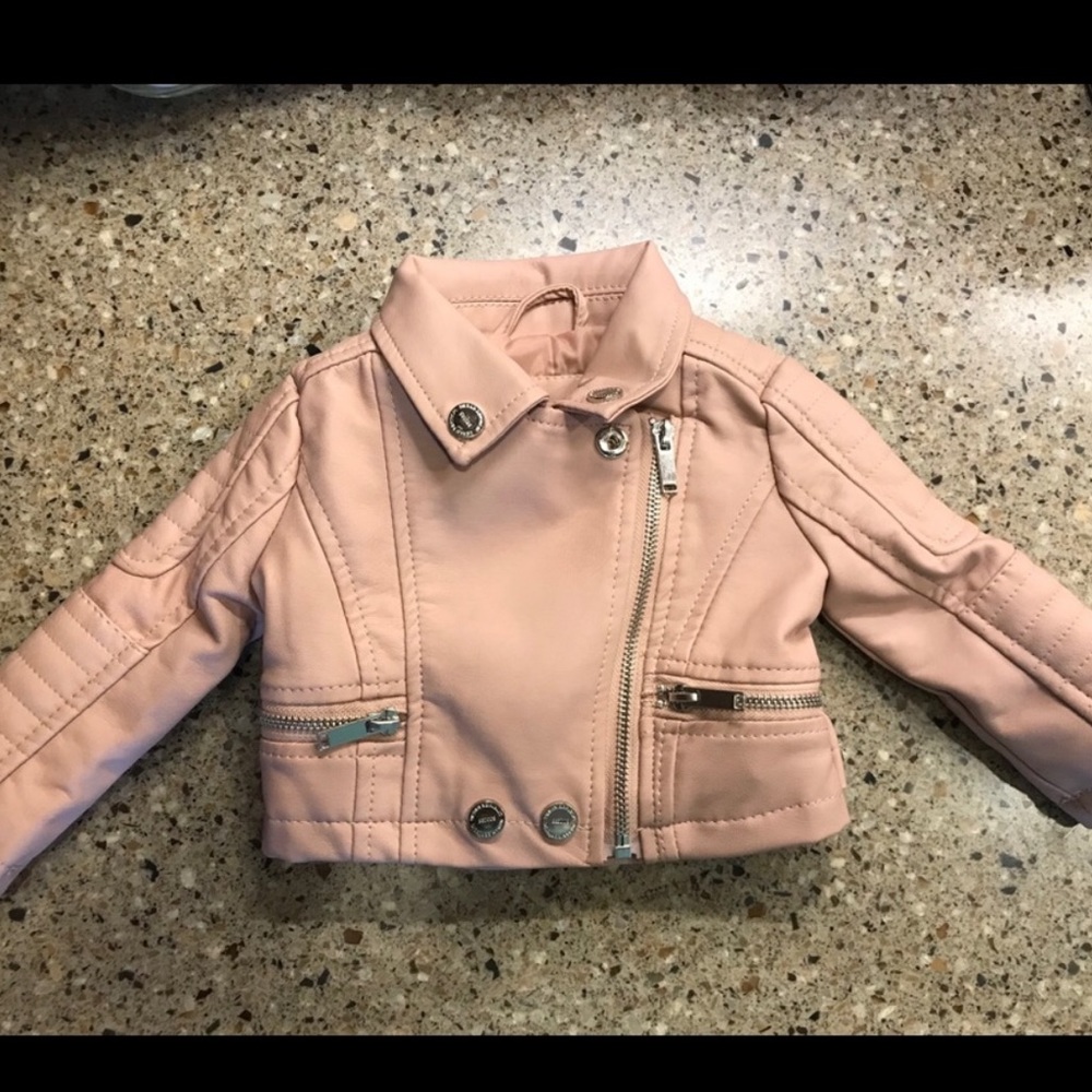 Urban Republic 3-6 month leather jacket Never Worn